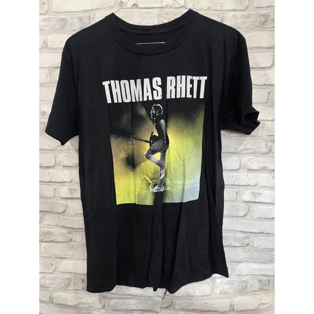 Thomas Rhett T-Shirt Unisex 2XL Black Short Sleeve Crewneck Graphics Country